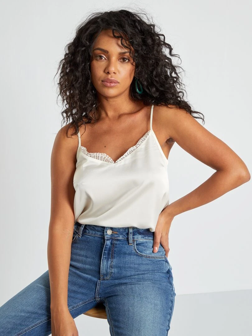 Top fluide blanc