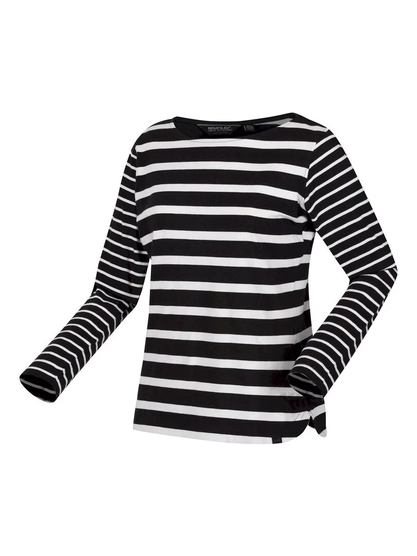 Regatta   T shirt FARIDA   Noir Blanc