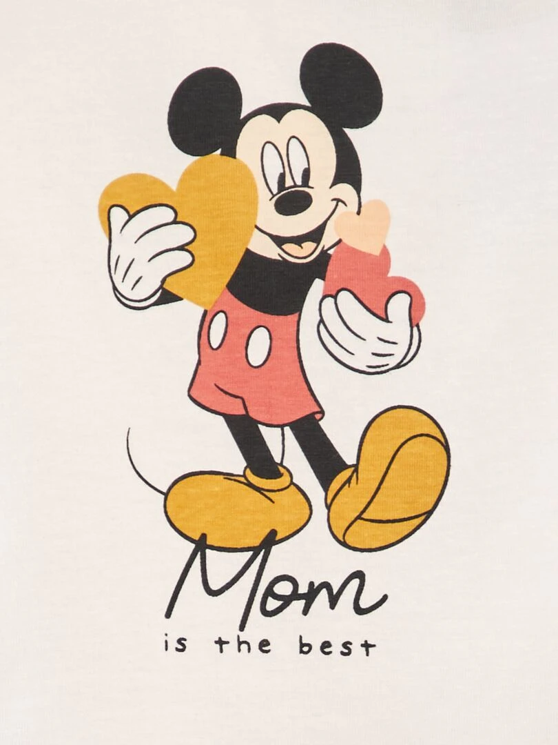 T shirt 'Disney' en coton Blanc
