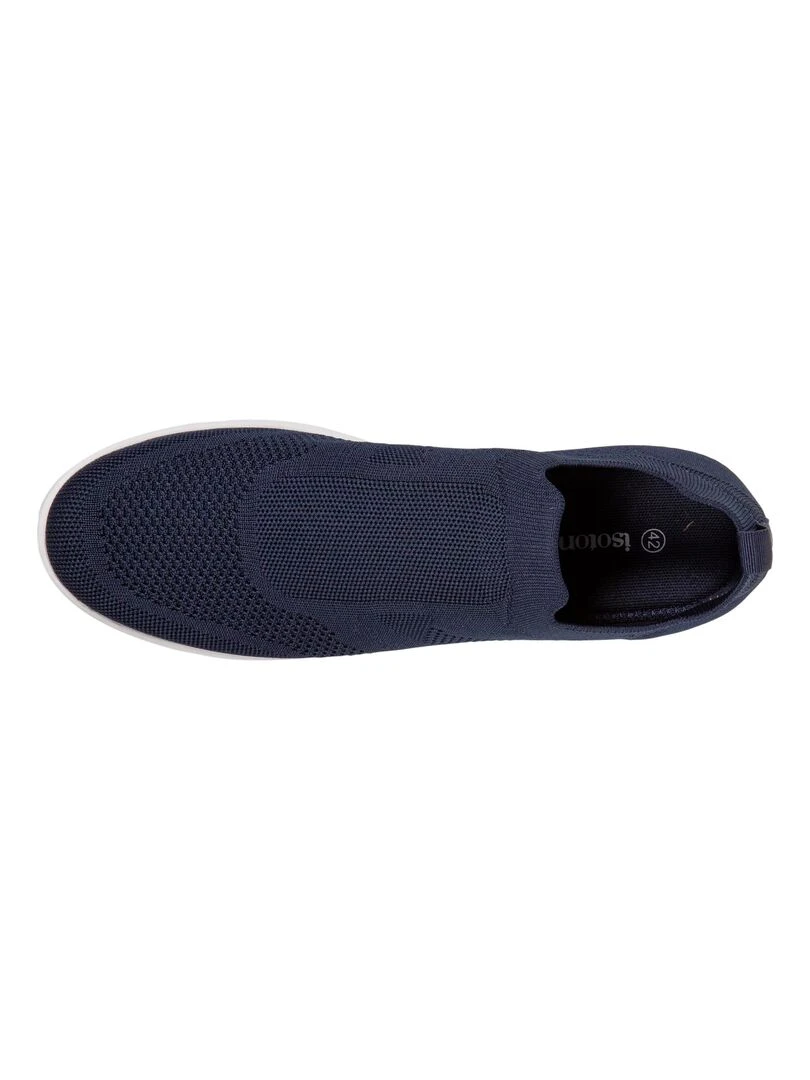 Baskets Confort Homme Slip on Marine Bleu marine