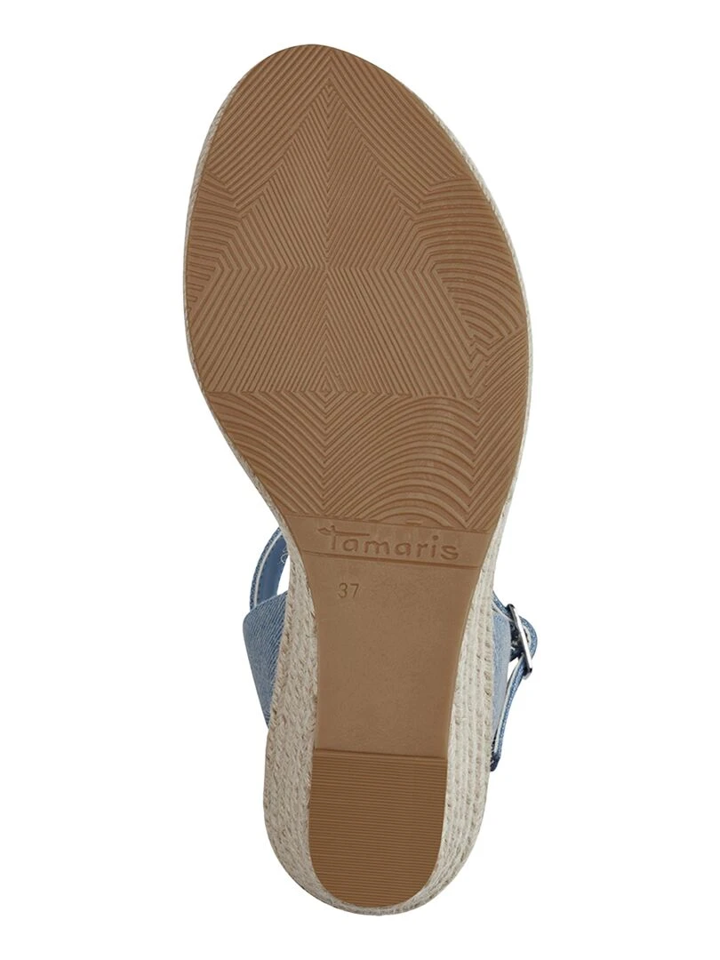 Sandales Compensées Tamaris Touch It   Bleu
