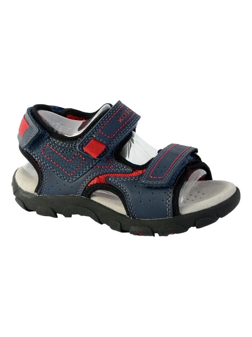 Sandales Geox EnfantGarçons J S. Strada A Wax.Syn2+PR.DBK Bleu