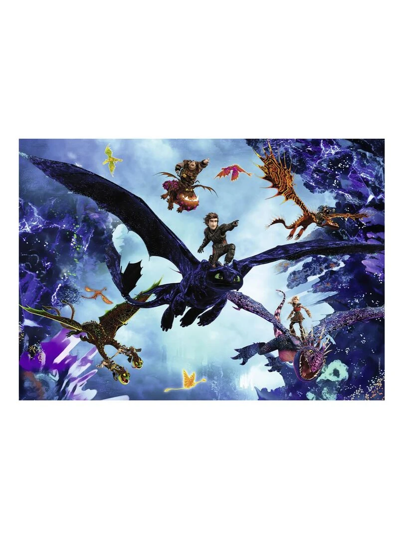 Puzzle 60 pièces : Dragons 3 : L'équipe des Dragons N/A