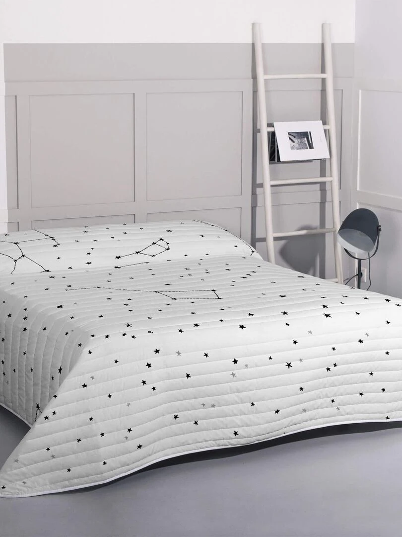 Couvre lit Constellation "Happyfriday" Blanc
