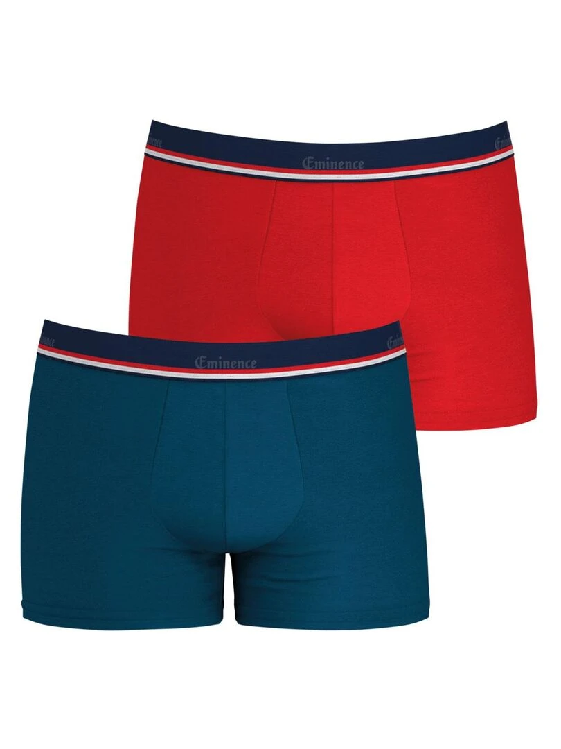 Lot de 2 boxers homme Fait en France Bleu