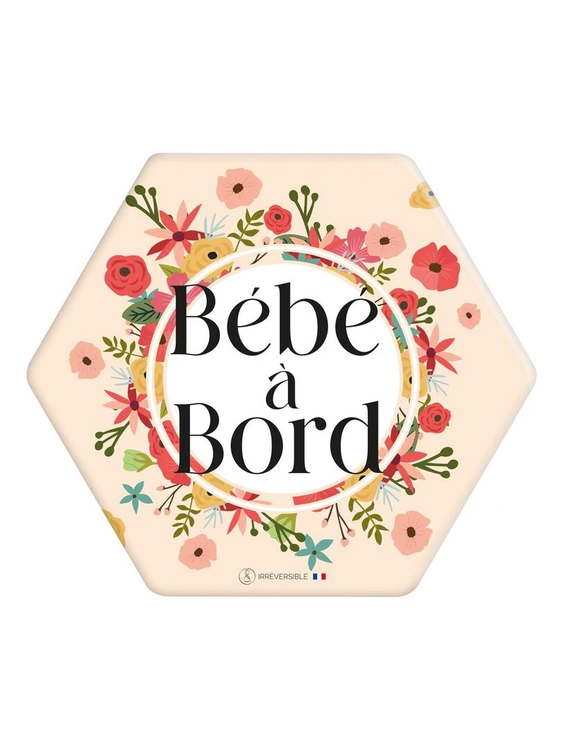 Adhésif / Autocollant bébé à bord Fleurs N/A