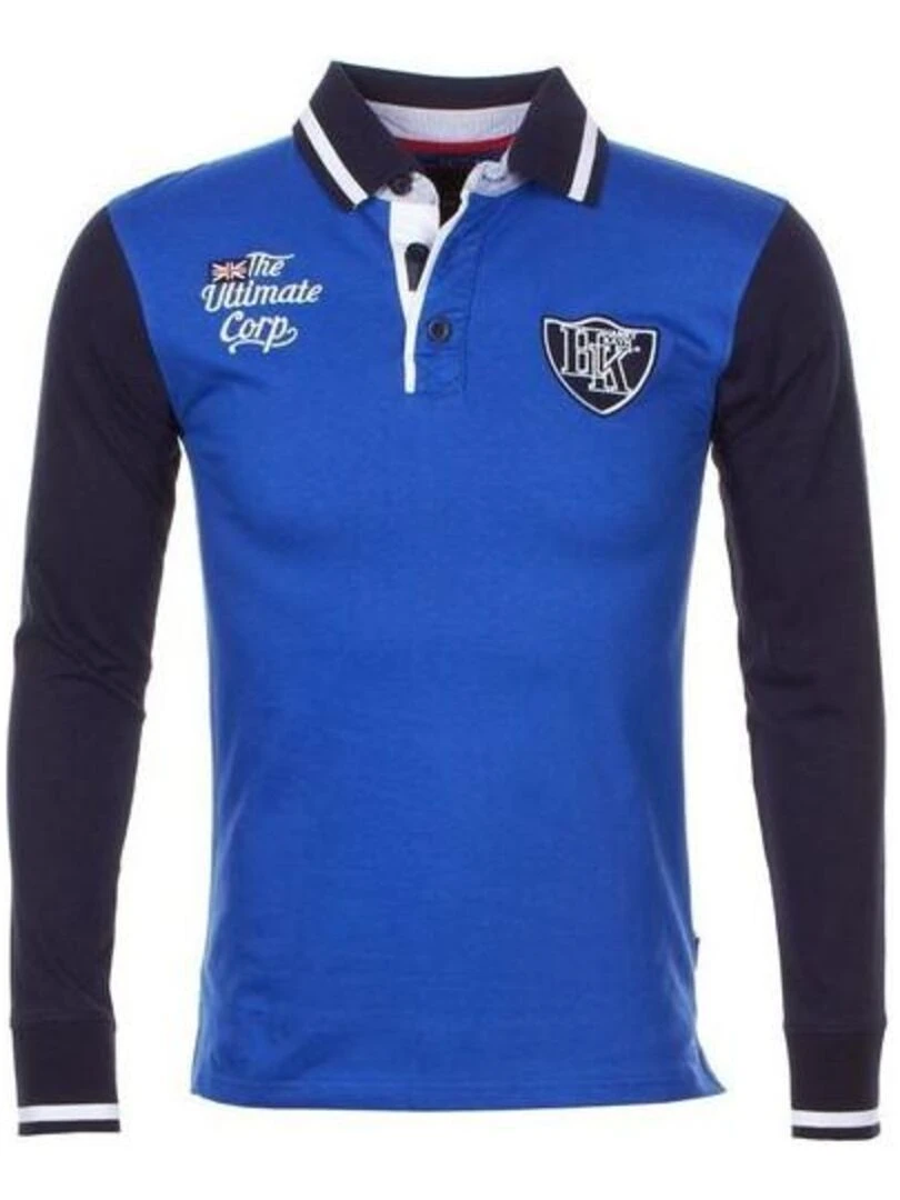 Polo manches longues garçon ECREOR HARRY KAYN Bleu