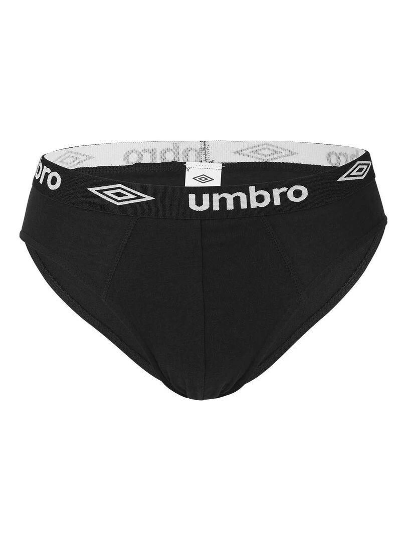Lot de 5 slips coton homme Umbro   Noir