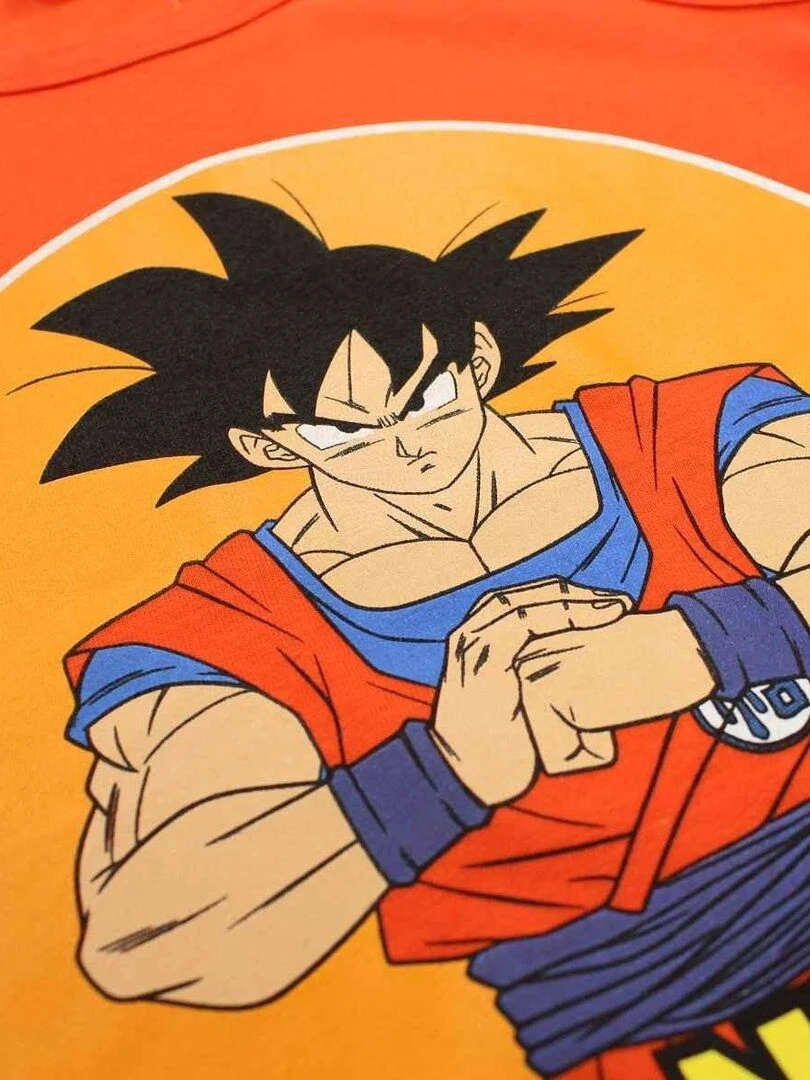 Dragon Ball Z   Ensemble ​​T shirt short garçon Imprimé Dragon Ball   Orange