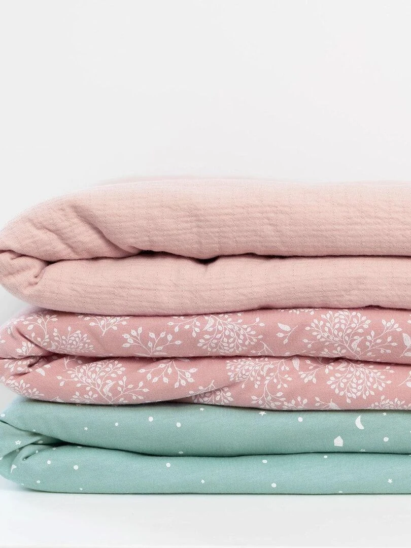Bemini Couverture Pady tetra jersey et jersey Rose clair