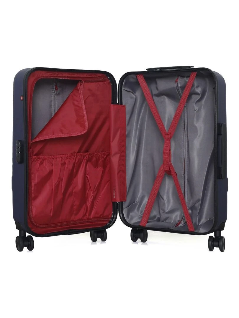 SWISS KOPPER   VALISE WEEKEND ABS USTER 4 ROUES 65 CM   Bleu marine