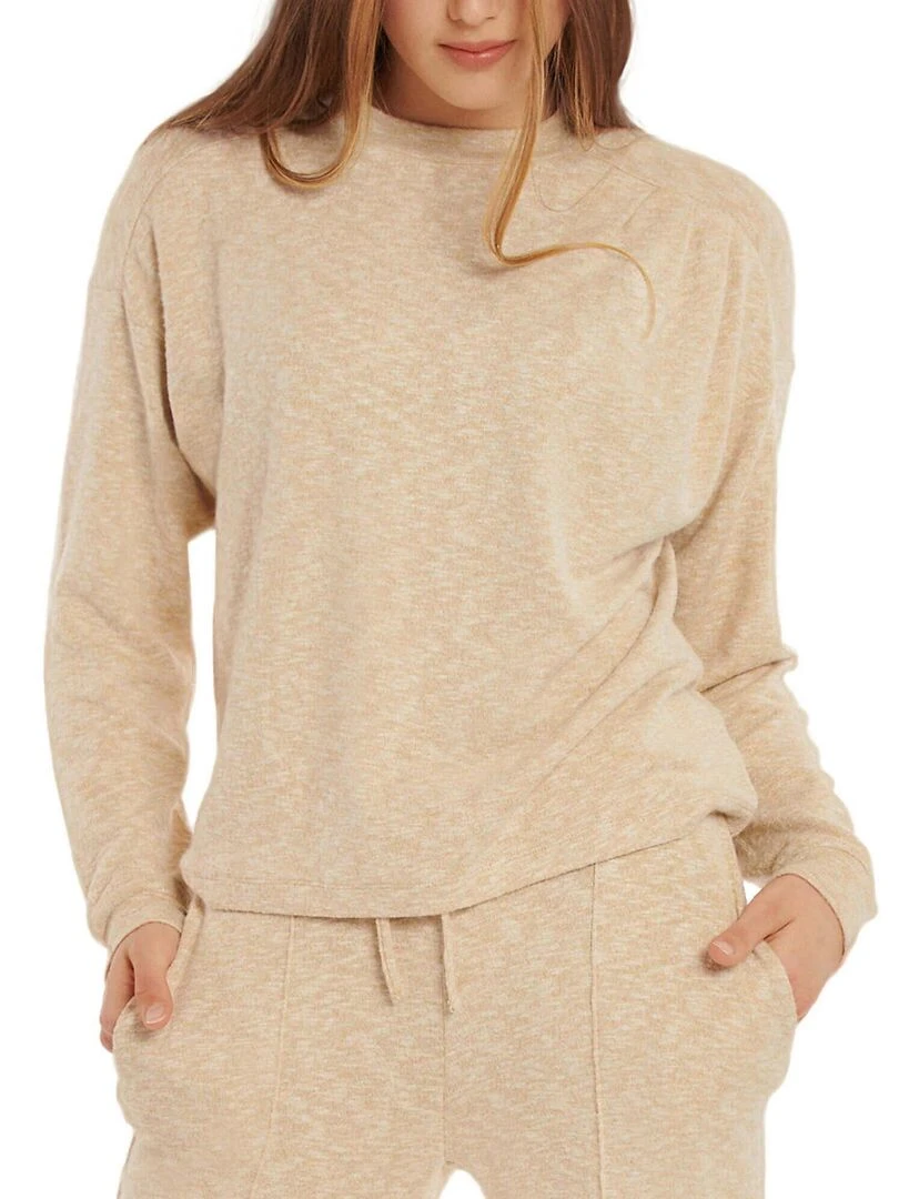 Top manches longues Isadora Beige