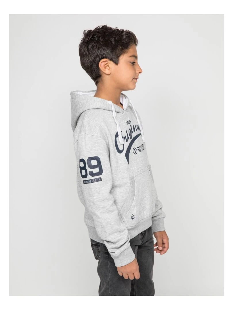 Sweat capuche WARLUZ J Gris