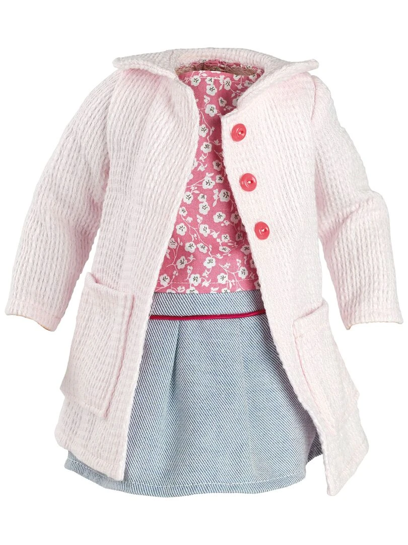 Habillage poupée Petitcollin : Noémie pour Finouche poupée de 48cm N/A