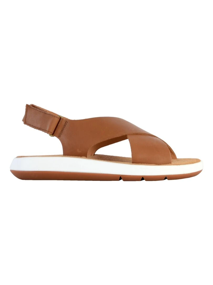 Sandale Cuir Clarks Jemsa Cross   Marron