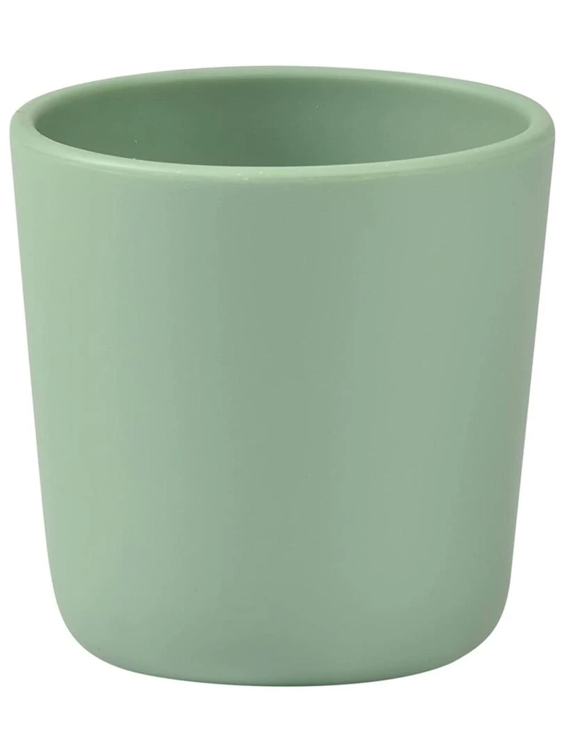 Verre silicone sage green Vert