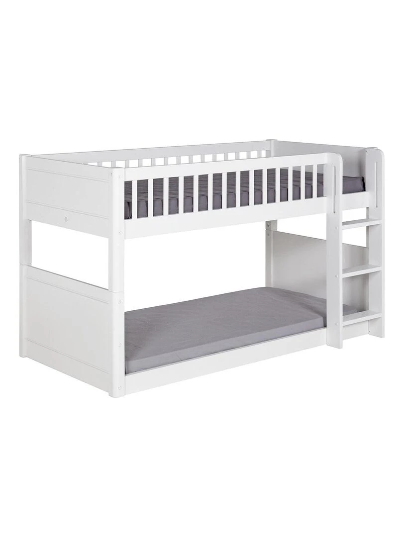 Lit superposé Montessori modulable Victoria AKITEN RETAIL Blanc Blanc