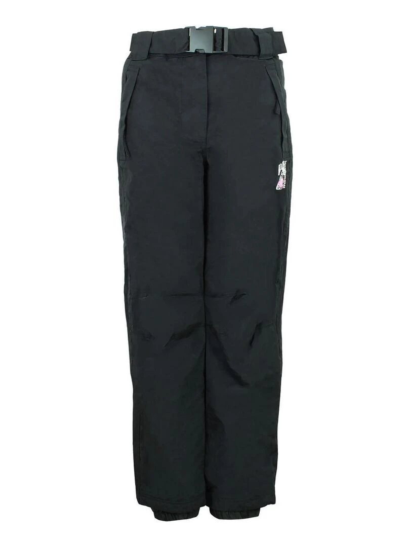 Pantalon de ski fille GARALOX PEAK MOUNTAIN Noir Noir
