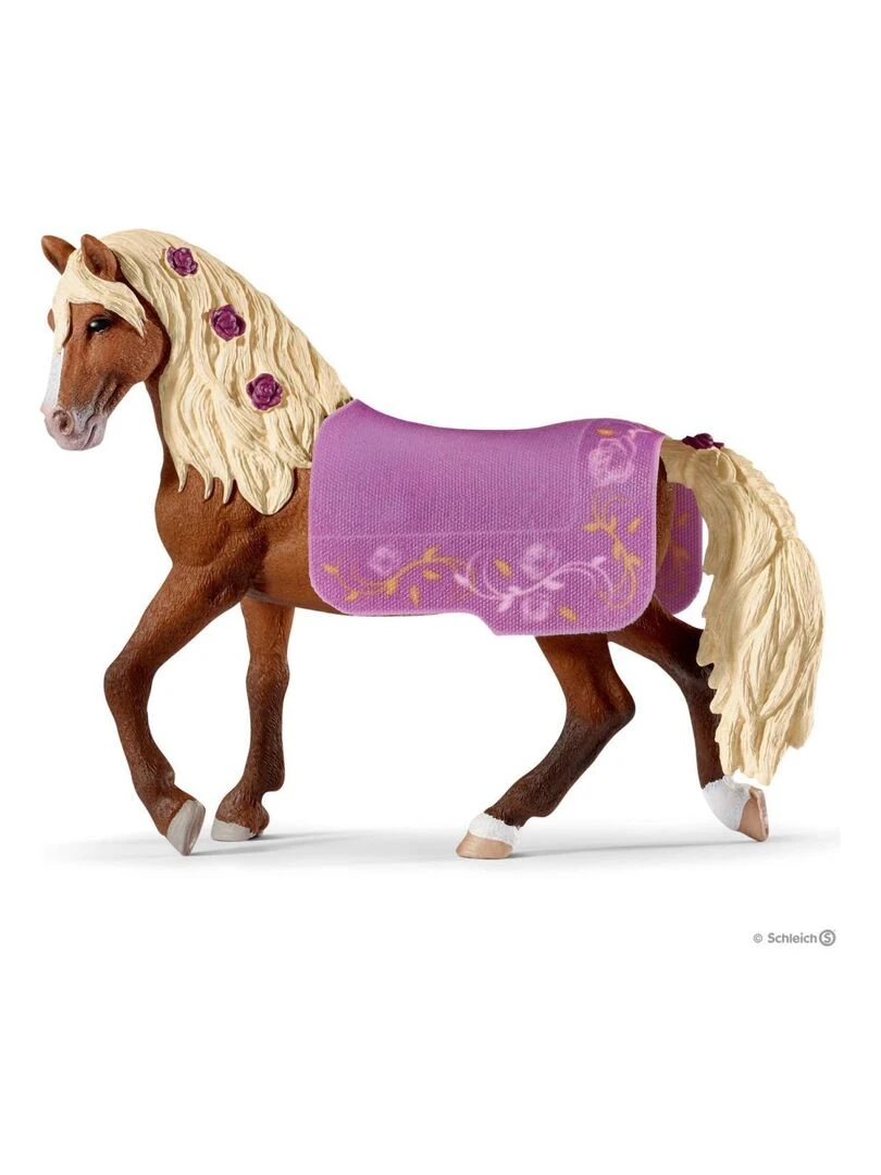 Set de schleich chevaux (équestre + étalon paso fino  mia & spotty  équestre rocky mountain)   N/A