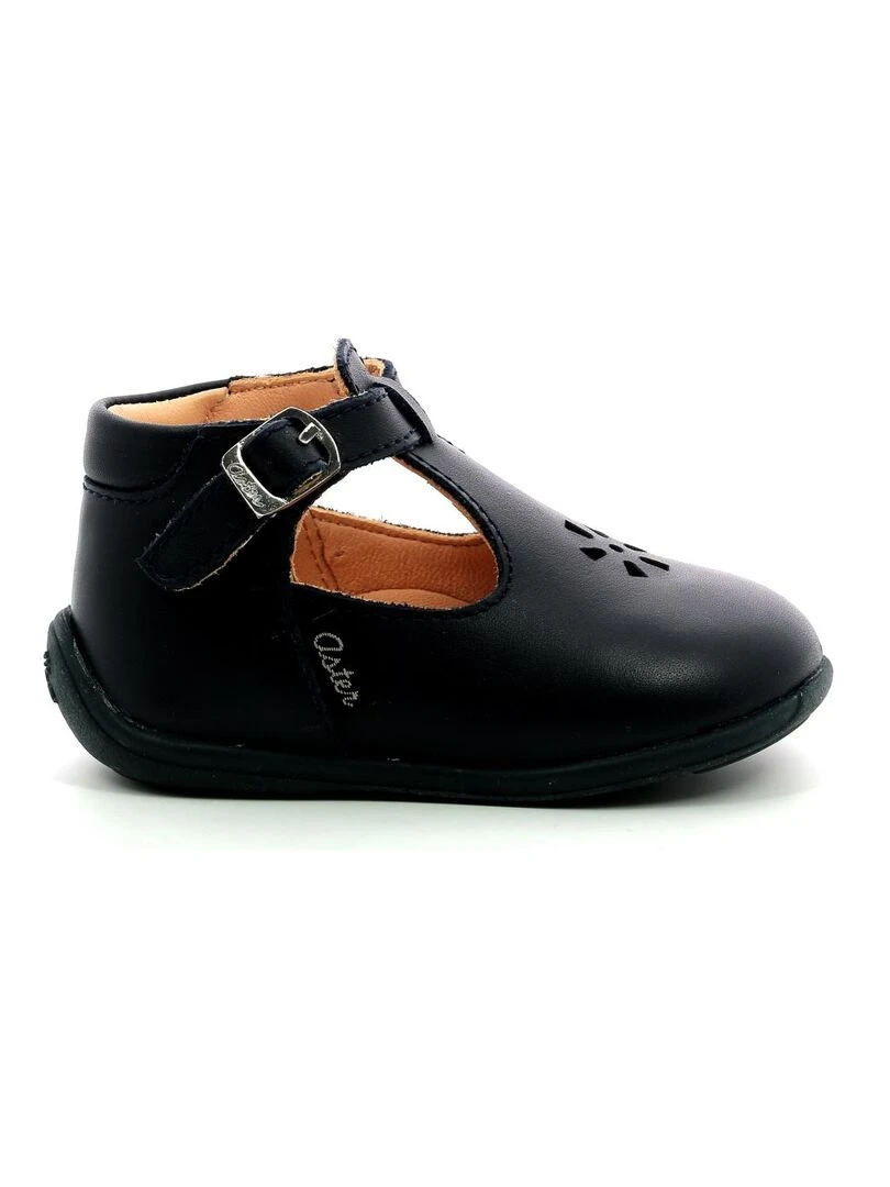 Salomés Cuir Odjumbo Bleu marine