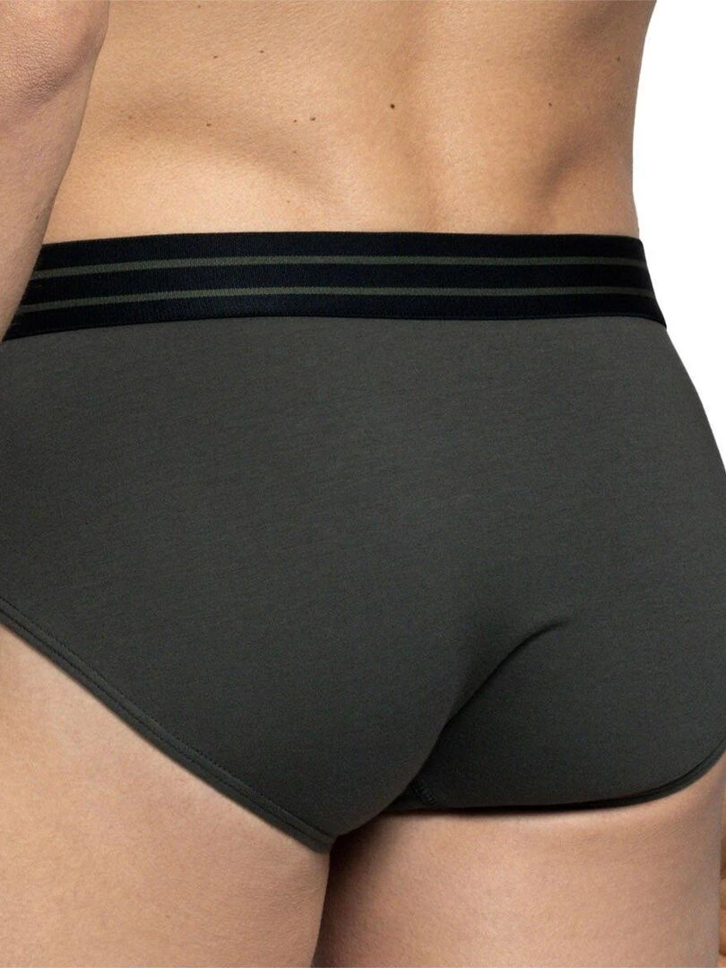 Pack de 2 slips unis en coton Majestic   Rouge