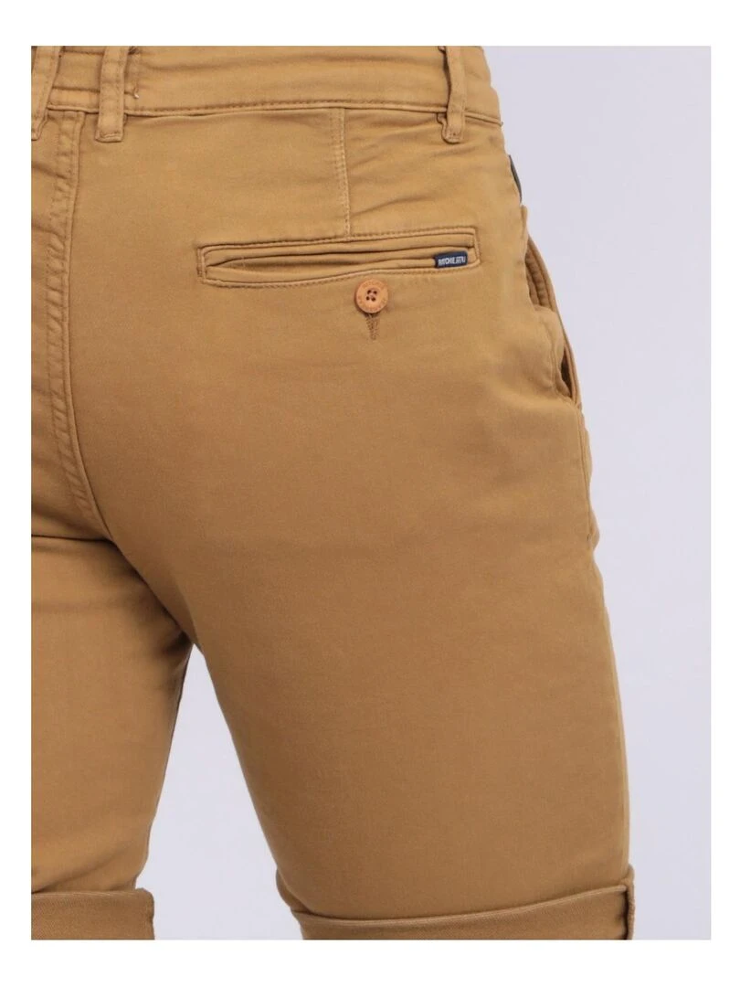 Bermuda chino BAVOLTA   Moutarde