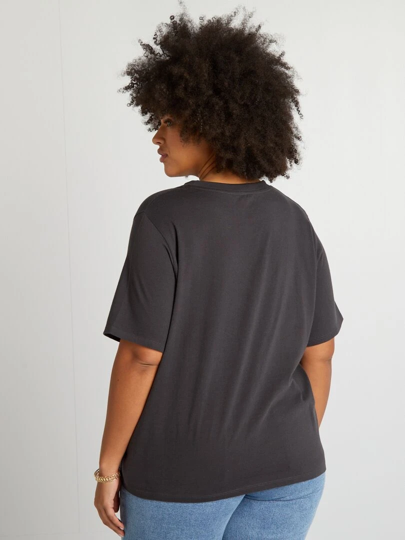 T shirt manches courtes 'Nirvana'   Gris