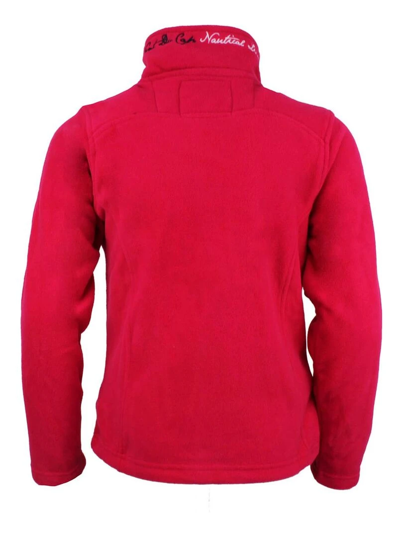 Blouson polaire fille GASA VENT DU CAP Rouge