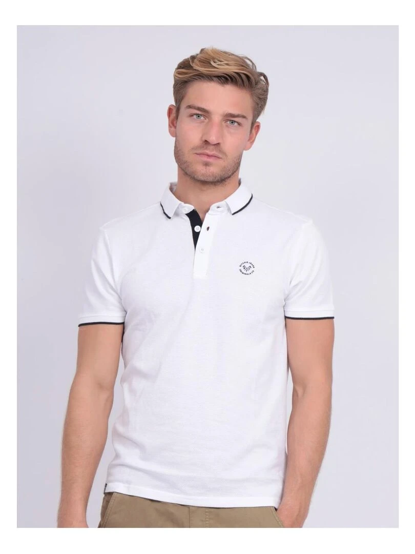 Polo pur coton PADOG Blanc