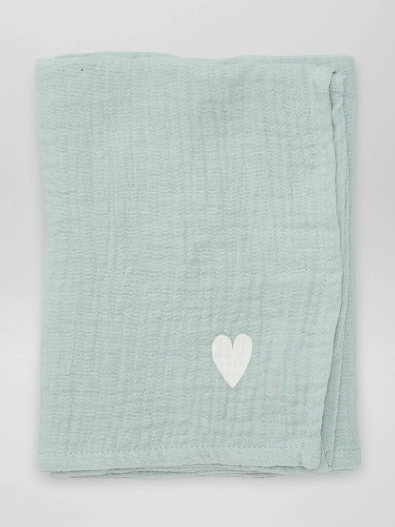 Lot de 3 langes   Vert/rose/blanc