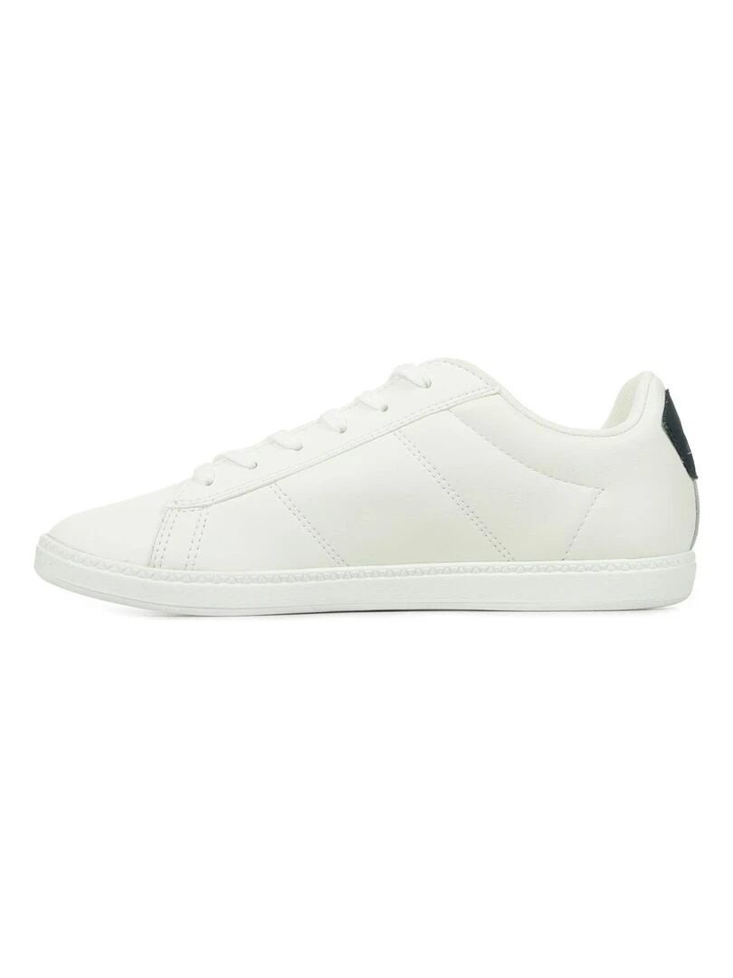 Baskets Le Coq Sportif Courtclassic Gs   Blanc Bleu marine