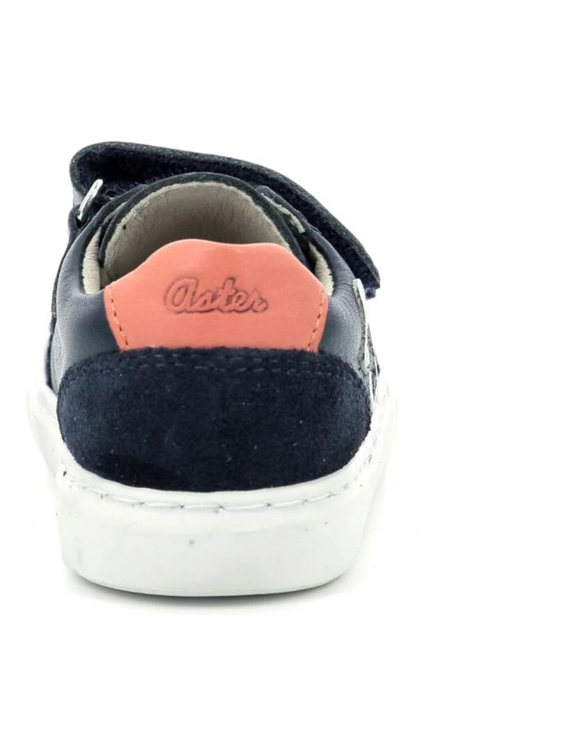 Sneakers basses Cuir Sneakratch   Bleu marine