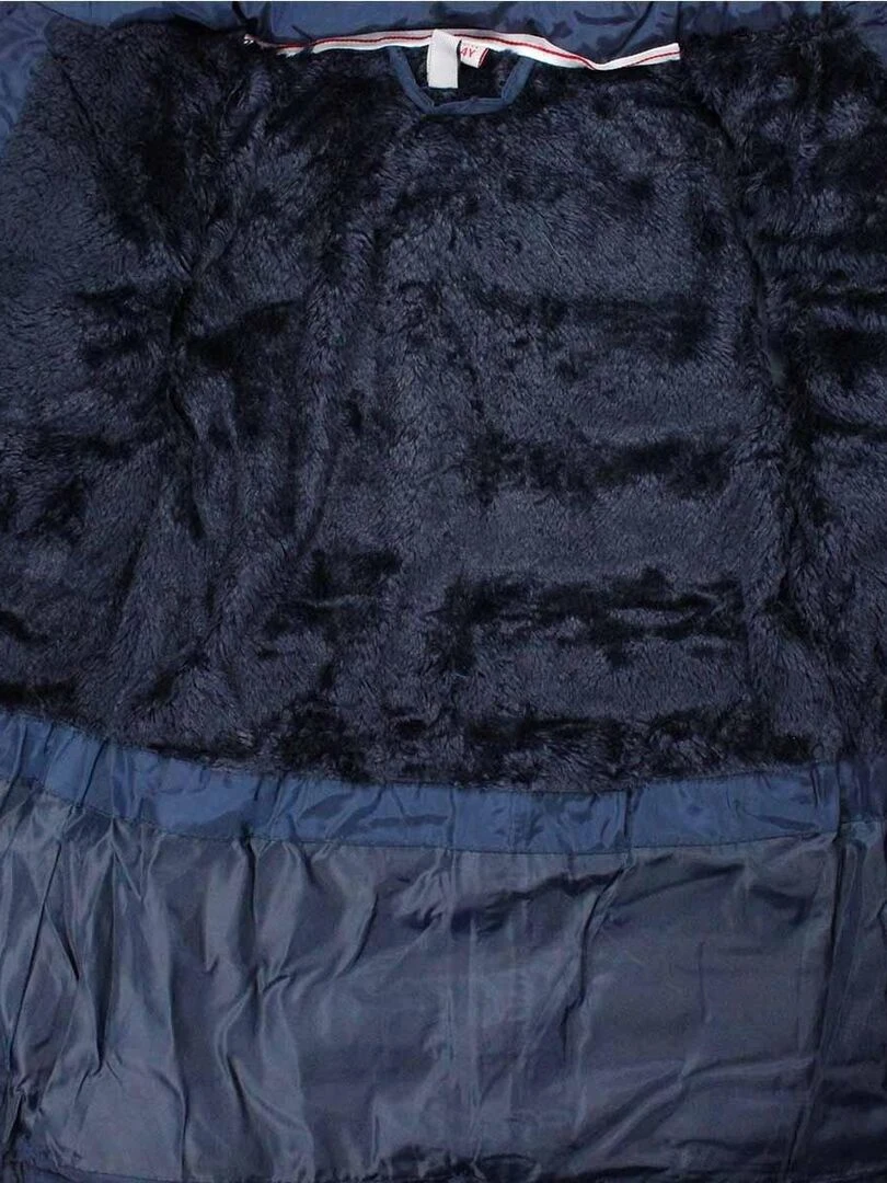 Lee Cooper   Parka garçon imprimé logo   Bleu marine