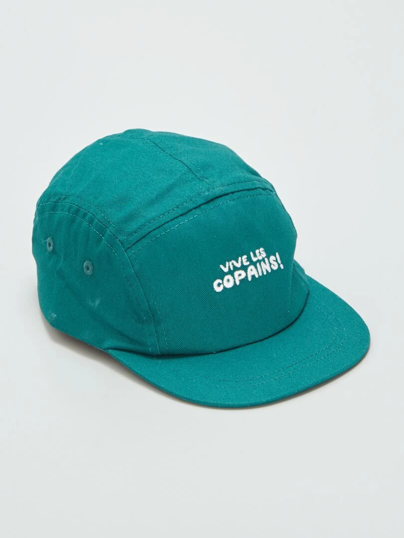 Casquette à inscriptions Vert