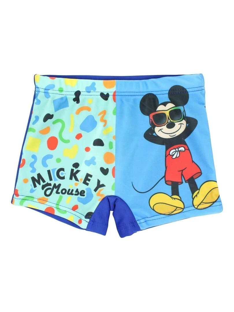 Disney Boxer De Bain garçon imprimé Mickey Bleu marine