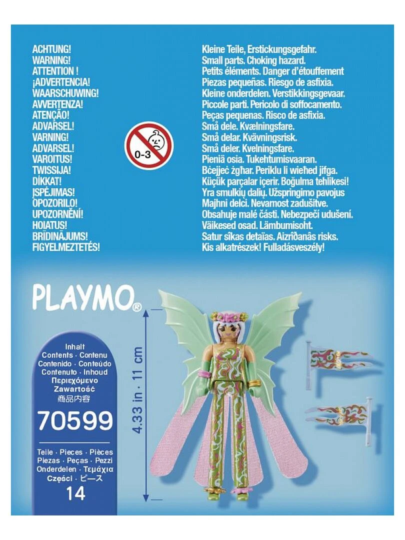 70599 'playmobil' Fée Géante Bleu Rose   N/A