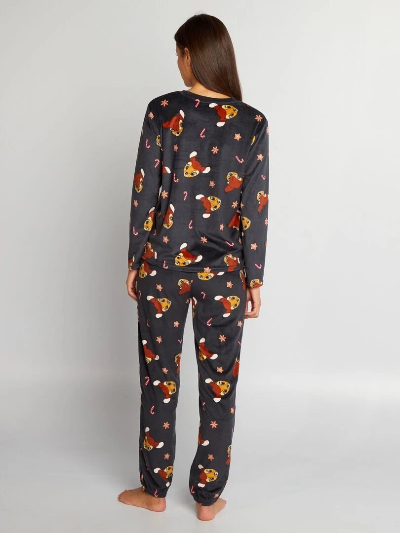 Ensemble de pyjama 'Bambi 2 pièces Gris