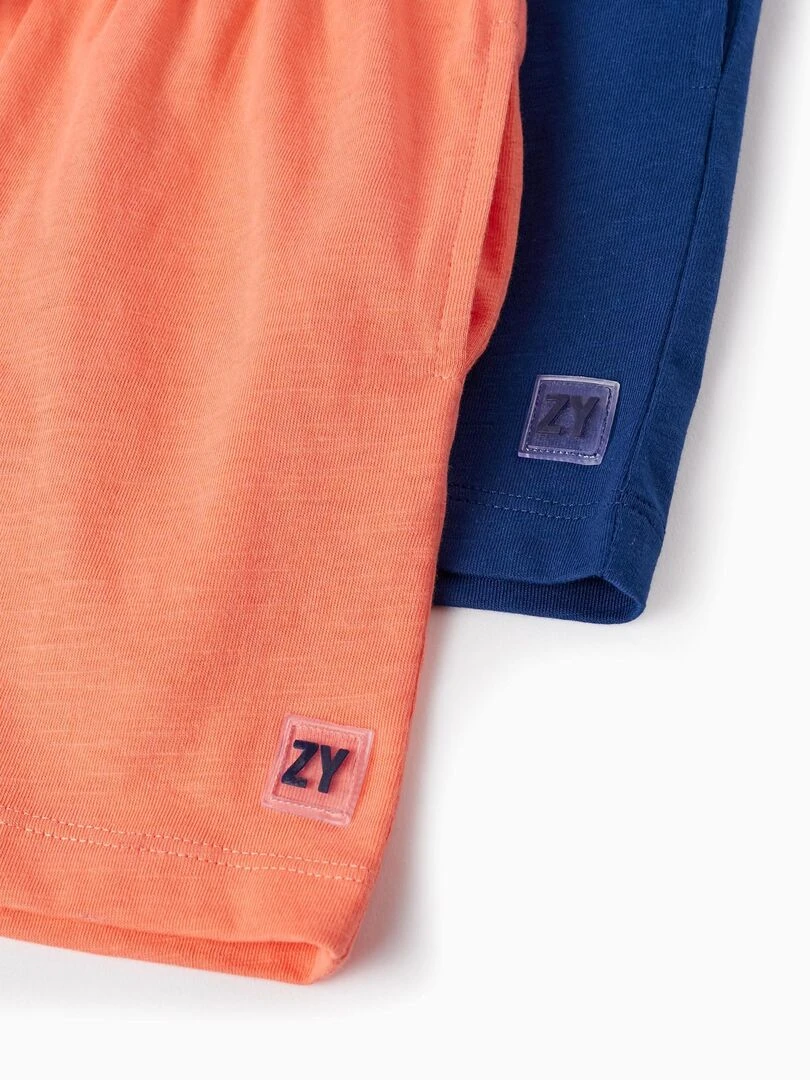 2 Pantalon de Sport en Coton pour Bébé Garçon   Rose