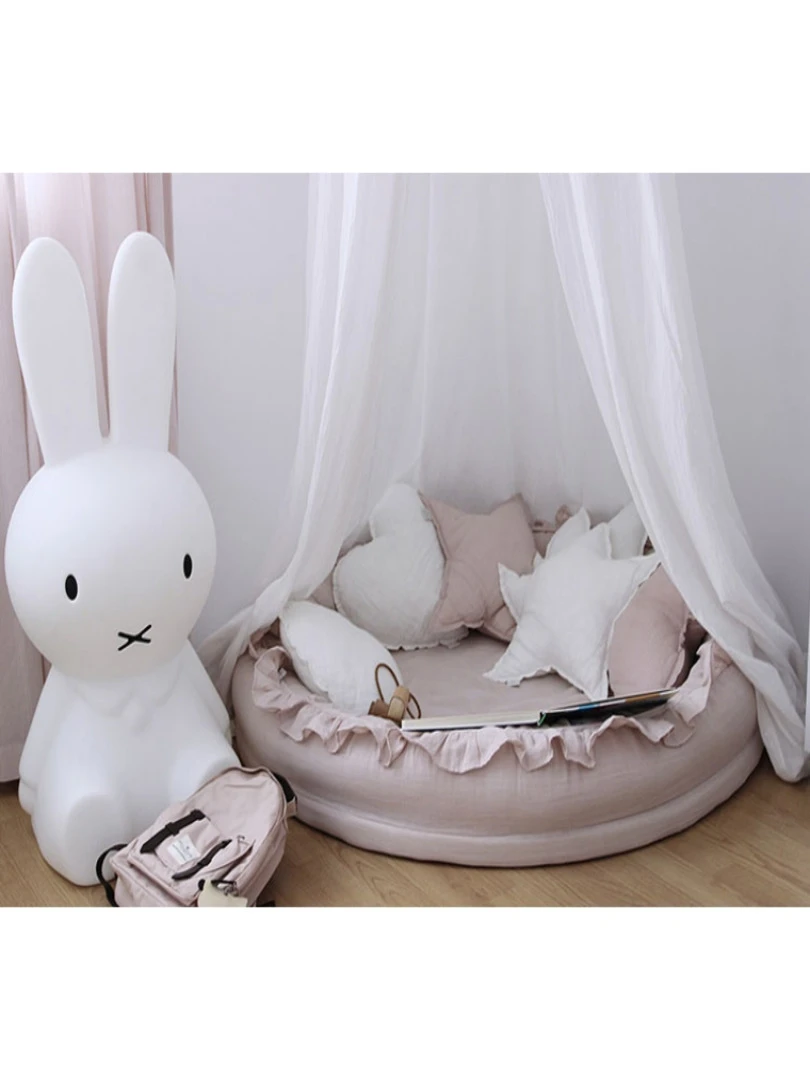 Tapis De Jeu Cocon Rose Poudré Basic   Rose