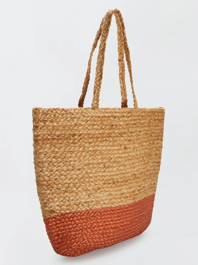 Sac cabas bicolore Orange
