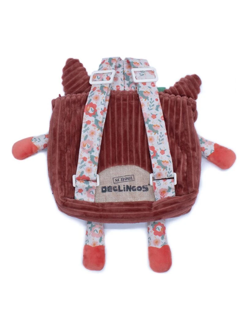 Sac à dos bébé peluche Mélimélos la biche Marron