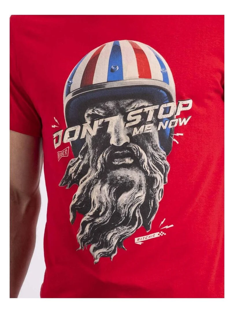 T shirt col rond NALUBAD   Rouge