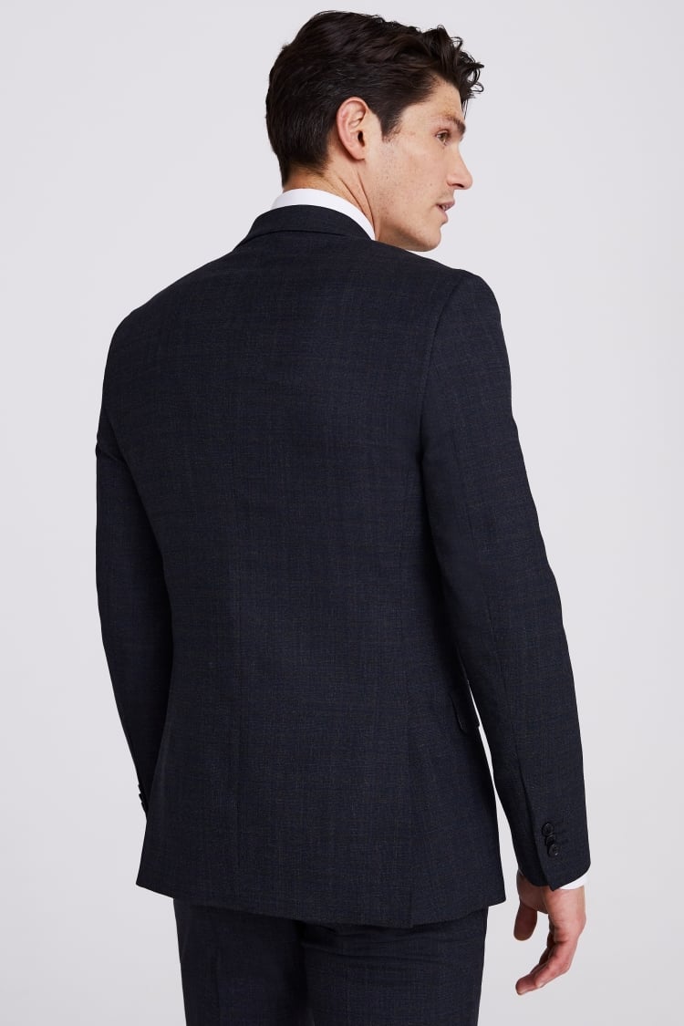 Regular Fit Grey Check Performance Jacket     Buy Online at Moss
