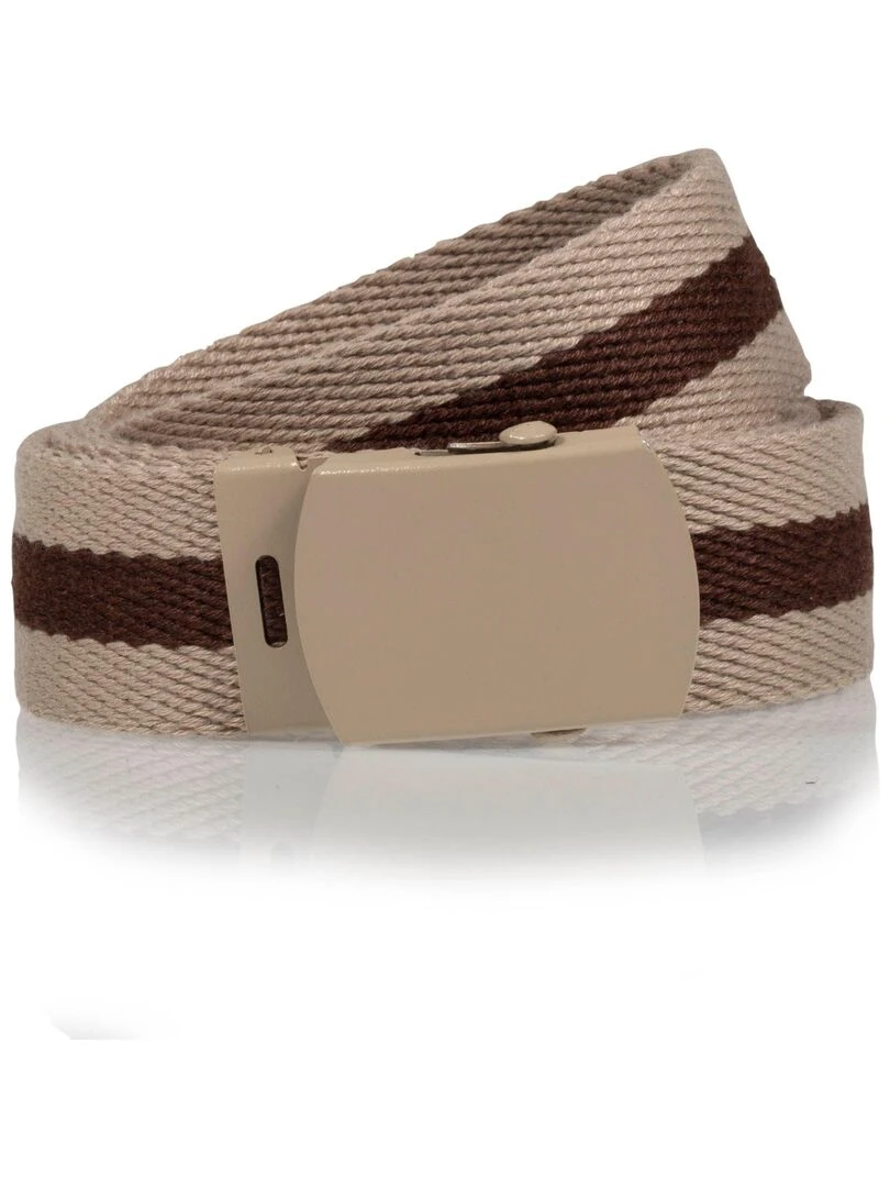 Ceinture Homme corde bicolore Beige