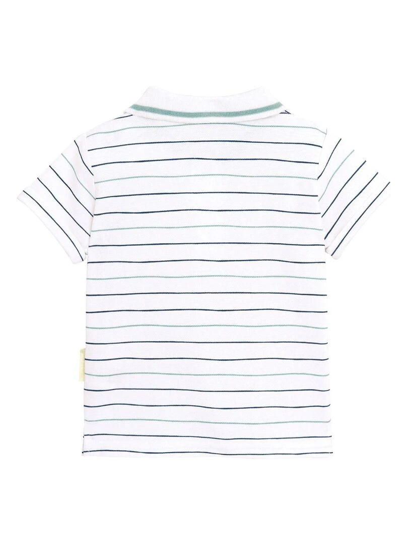 Polo garçon Bambao Blanc