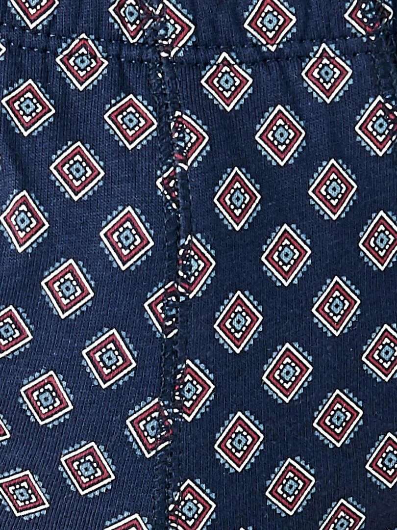 Lot de 3 slips ouverts imprimés   Damart   Bleu
