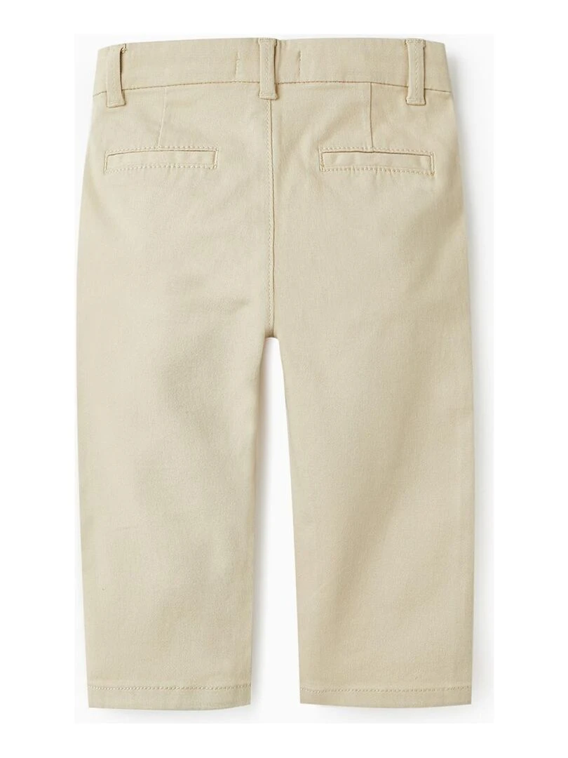 Pantalon Chino en sergé de coton pour garçon ROYALS OFF DUTY Beige