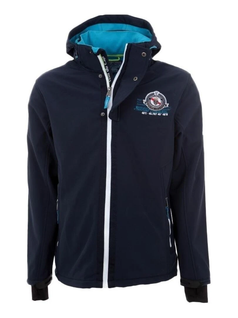 Blouson softshell homme CETOM VENT DU CAP Bleu marine