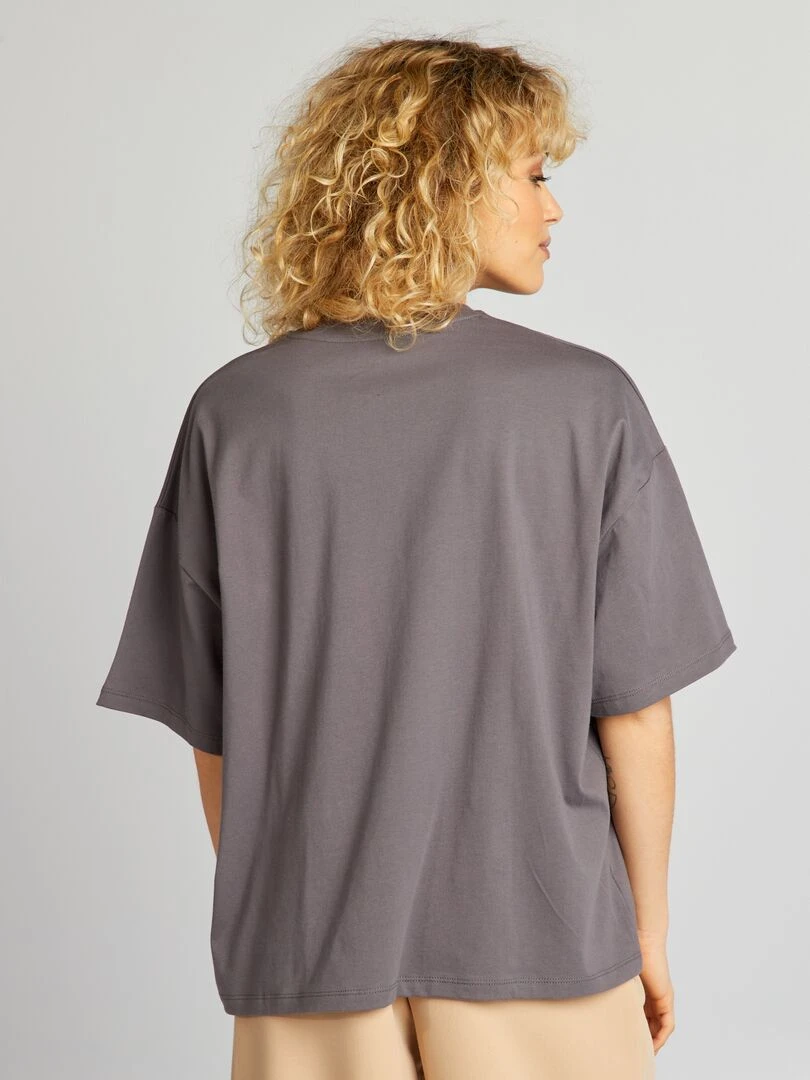 T shirt 'Nirvana'   gris