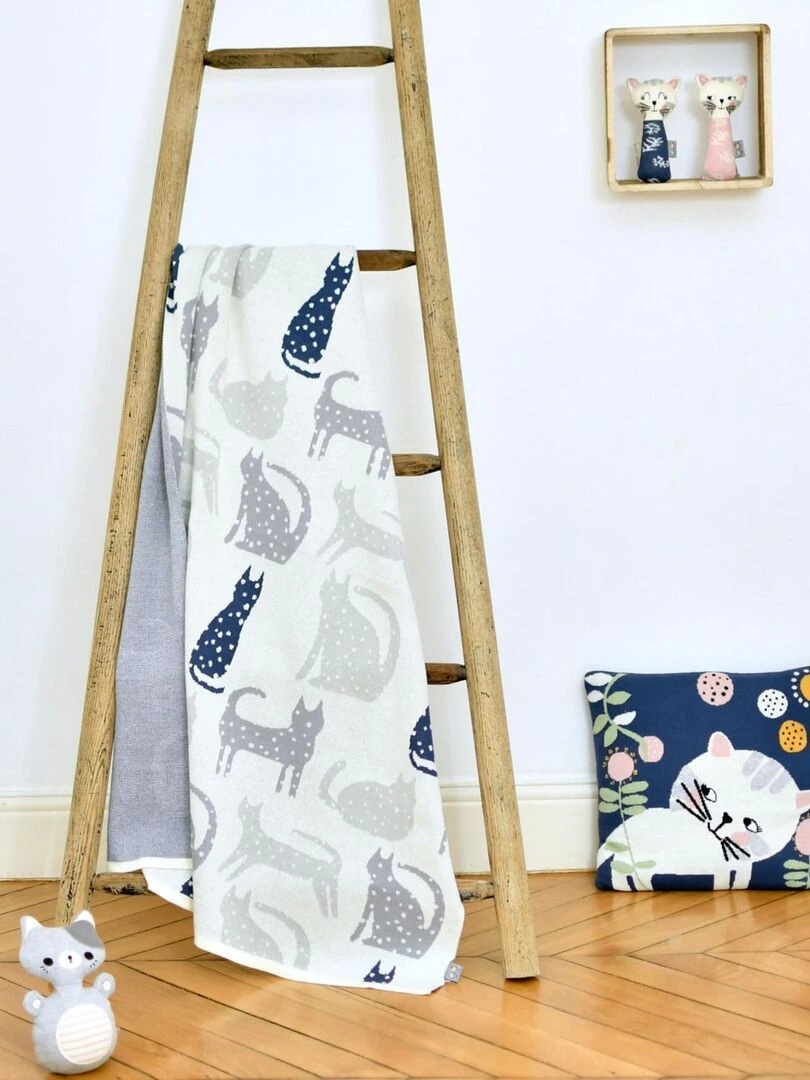Couverture Chat Gris